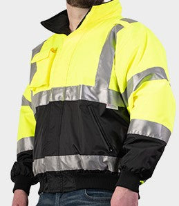 1370 Municipality Class III Hi Vis Black Bottom Jacket