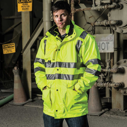 1350 Solid Hi Vis 6-in-1 Parka