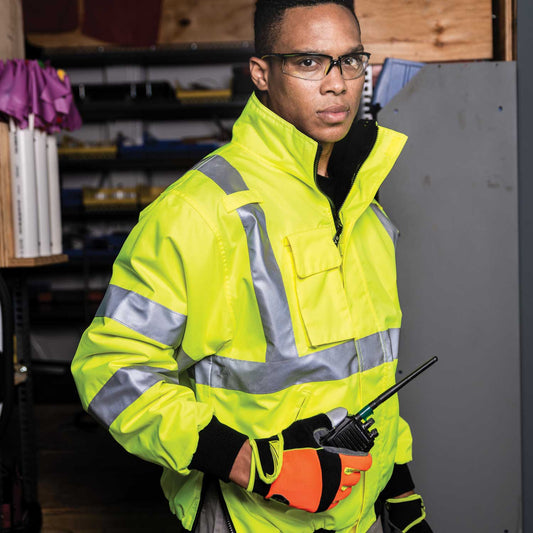 1333 The Navigator Hi Vis Bomber Jacket