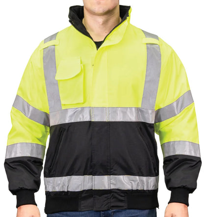 1370 Municipality Class III Hi Vis Black Bottom Jacket