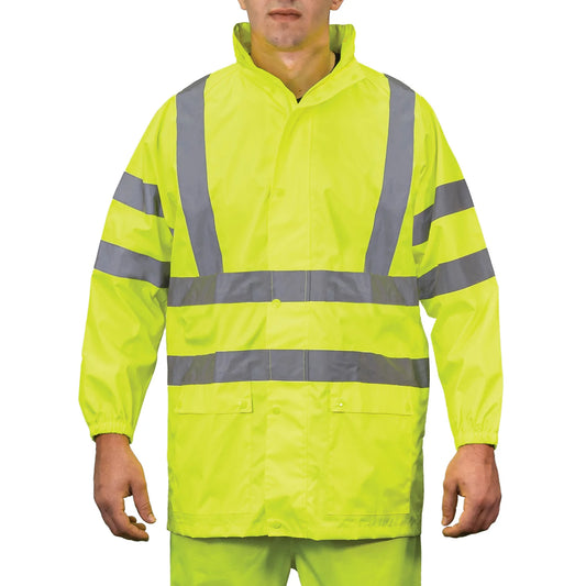 1655E ECONO HI-VIS RAIN JACKET