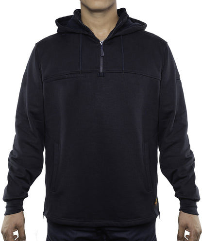 8545 Next-Gen Open Bottom 1/4 Zip Jobshirt w/Hood
