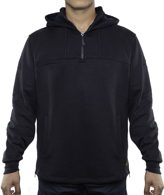 8545 Next-Gen Open Bottom 1/4 Zip Jobshirt w/Hood