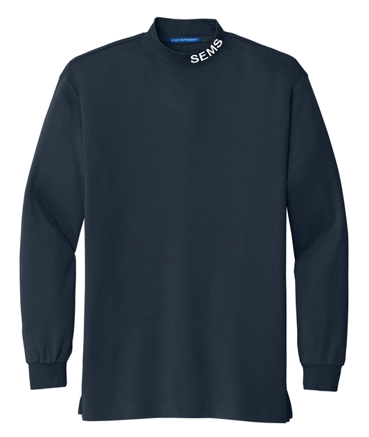 SEMS-SUP K321 Interlock Knit Mock Turtleneck