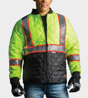 1275 Hi Vis Diamond Quilted Jacket