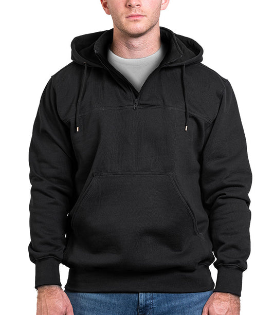 8525 Super Heavyweight 1/4 Zip Hooded Sweatshirt